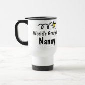 世界で最も素晴らしい乳母のコーヒー・マグのギフト トラベルマグ (左)