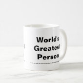 世界で最も素晴らしい人のマグ コーヒーマグカップ (正面右)