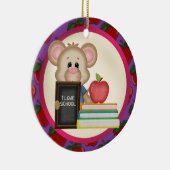 世界で最も素晴らしい先生のオーナメント セラミックオーナメント (右)