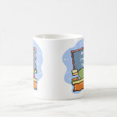 世界で最も素晴らしい先生のマグ コーヒーマグカップ (中央)