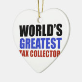 世界で最も素晴らしい収税官 セラミックオーナメント (左)