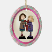 世界で最も素晴らしい姉妹のオーナメント セラミックオーナメント (右)