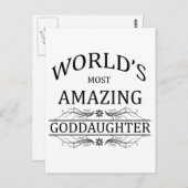 世界で最も素晴らしい姪女 ポストカード (正面/裏面)