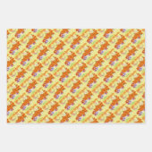 世界で最も素晴らしい娘の熱帯花 ラッピングペーパーシート (正面2)