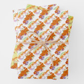 世界で最も素晴らしい娘の熱帯花 ラッピングペーパーシート (インサイチュ)