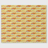 世界で最も素晴らしい娘の熱帯花 ラッピングペーパー (フラット)