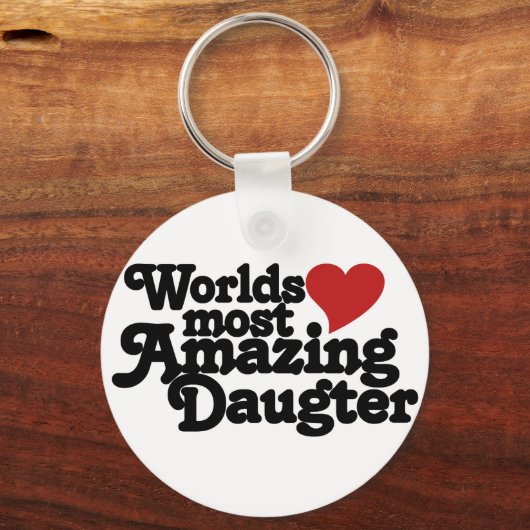 世界で最も素晴らしい娘 キーホルダー (正面)