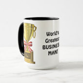 世界で最も素晴らしい実業家のコーヒー・マグ マグカップ (正面左)