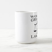 世界で最も素晴らしい弁護士のマグ コーヒーマグカップ (中央)