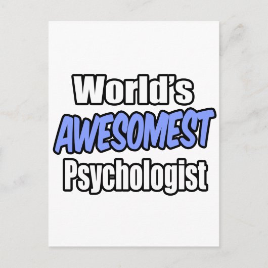 世界で最も素晴らしい心理学者 ポストカード (正面)