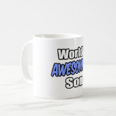 世界で最も素晴らしい息子 コーヒーマグカップ (正面左)
