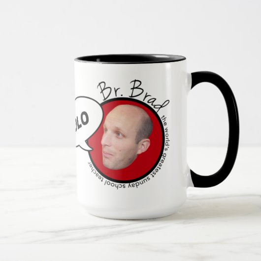 世界で最も素晴らしい日曜学校の先生のマグ マグカップ (右)