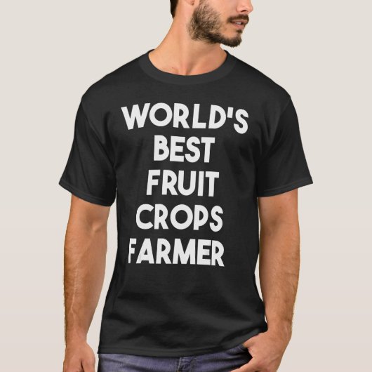 世界で最も素晴らしい果物農家 1 Tシャツ (正面)