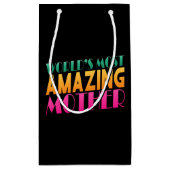 世界で最も素晴らしい母の日|抱き枕 スモールペーパーバッグ (裏面)