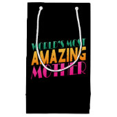 世界で最も素晴らしい母の日|抱き枕 スモールペーパーバッグ (正面)