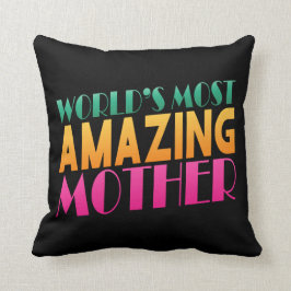 世界で最も素晴らしい母の日|装飾用クッション クッション