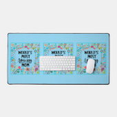 世界で最も素晴らしい母 デスクマット (キーボード&マウス)