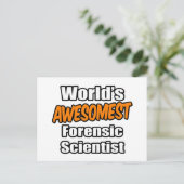 世界で最も素晴らしい法医学者 ポストカード (スタンド正面)