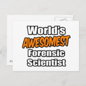 世界で最も素晴らしい法医学者 ポストカード (正面/裏面)