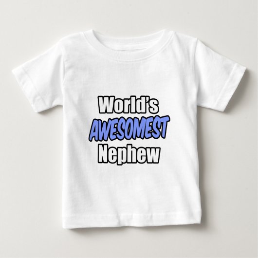 世界で最も素晴らしい甥 ベビーTシャツ (正面)