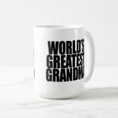 世界で最も素晴らしい祖母のマグ コーヒーマグカップ (正面右)