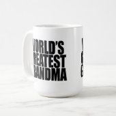 世界で最も素晴らしい祖母のマグ コーヒーマグカップ (正面左)