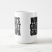 世界で最も素晴らしい祖父のマグ コーヒーマグカップ (中央)