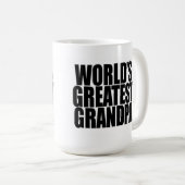 世界で最も素晴らしい祖父のマグ コーヒーマグカップ (正面右)