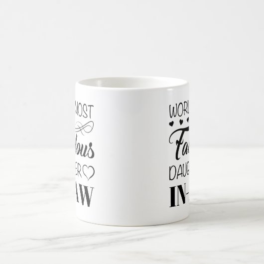 世界で最も素晴らしい義理の娘 コーヒーマグカップ (中央)