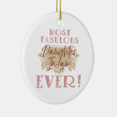 世界で最も素晴らしい義理の娘 セラミックオーナメント (右)