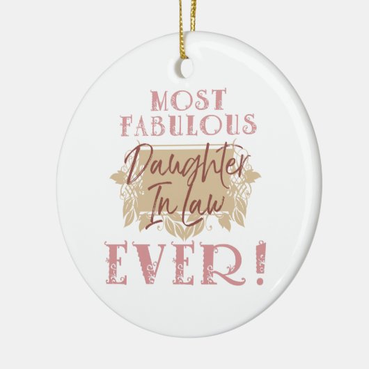 世界で最も素晴らしい義理の娘 セラミックオーナメント (左)