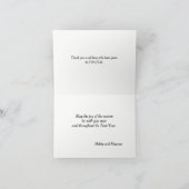 世界で最も素晴らしい贈り物は生命の贈り物 シーズンカード (内部)