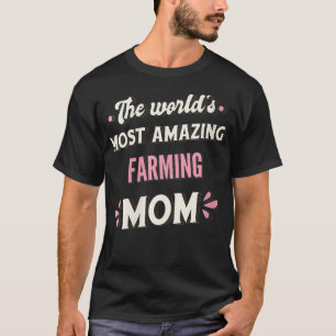 世界で最も素晴らしい農業Mom VNeck Tシャツ