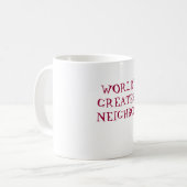 世界で最も素晴らしい隣のコーヒー・マグ コーヒーマグカップ (正面左)