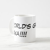 世界で最も素晴らしいBakaのマグ コーヒーマグカップ (正面左)