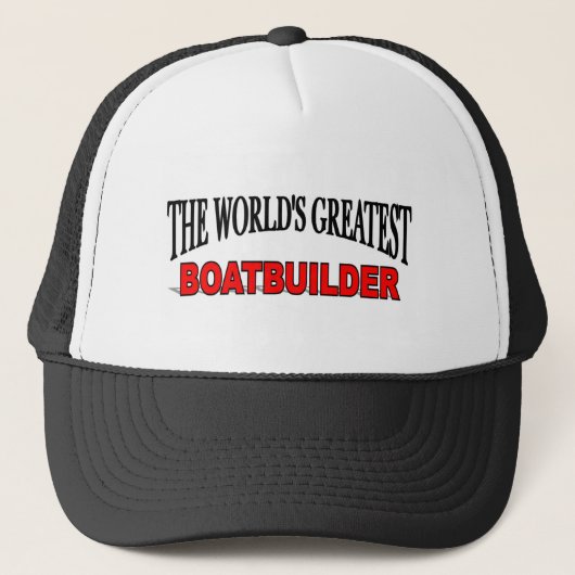 世界で最も素晴らしいBoatbuilder キャップ (正面)
