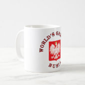 世界で最も素晴らしいBusia コーヒーマグカップ (正面左)