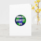 世界で最も素晴らしいCFO カード (黄色い花)