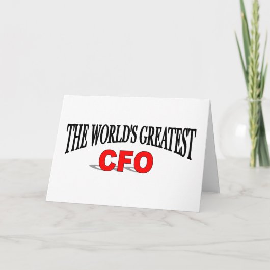 世界で最も素晴らしいCFO カード (正面)