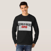 世界で最も素晴らしいCFO Tシャツ (正面フル)