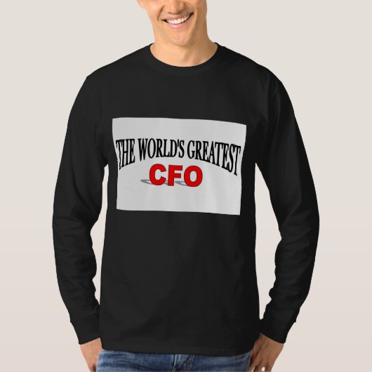 世界で最も素晴らしいCFO Tシャツ (正面)