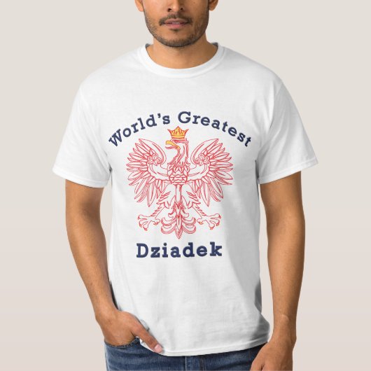 世界で最も素晴らしいDziadekのワシ Tシャツ (正面)