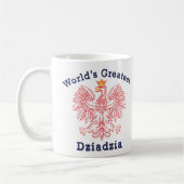 世界で最も素晴らしいDziadziaのワシ コーヒーマグカップ (左)