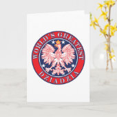 世界で最も素晴らしいDziadzia カード (黄色い花)