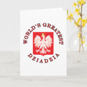 世界で最も素晴らしいDziadzia カード (黄色い花)