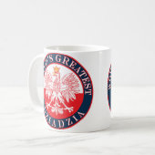 世界で最も素晴らしいDziadzia コーヒーマグカップ (正面左)