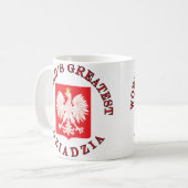 世界で最も素晴らしいDziadzia コーヒーマグカップ (正面左)