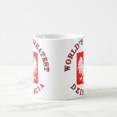 世界で最も素晴らしいDziadzia コーヒーマグカップ (中央)