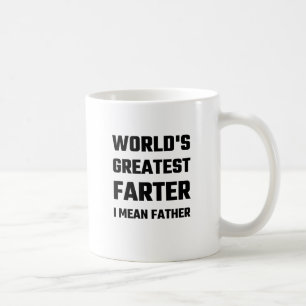 世界で最も素晴らしいFarter私は父を意味します コーヒーマグカップ