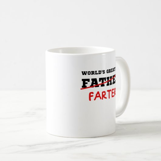 世界で最も素晴らしいFarter コーヒーマグカップ (正面右)